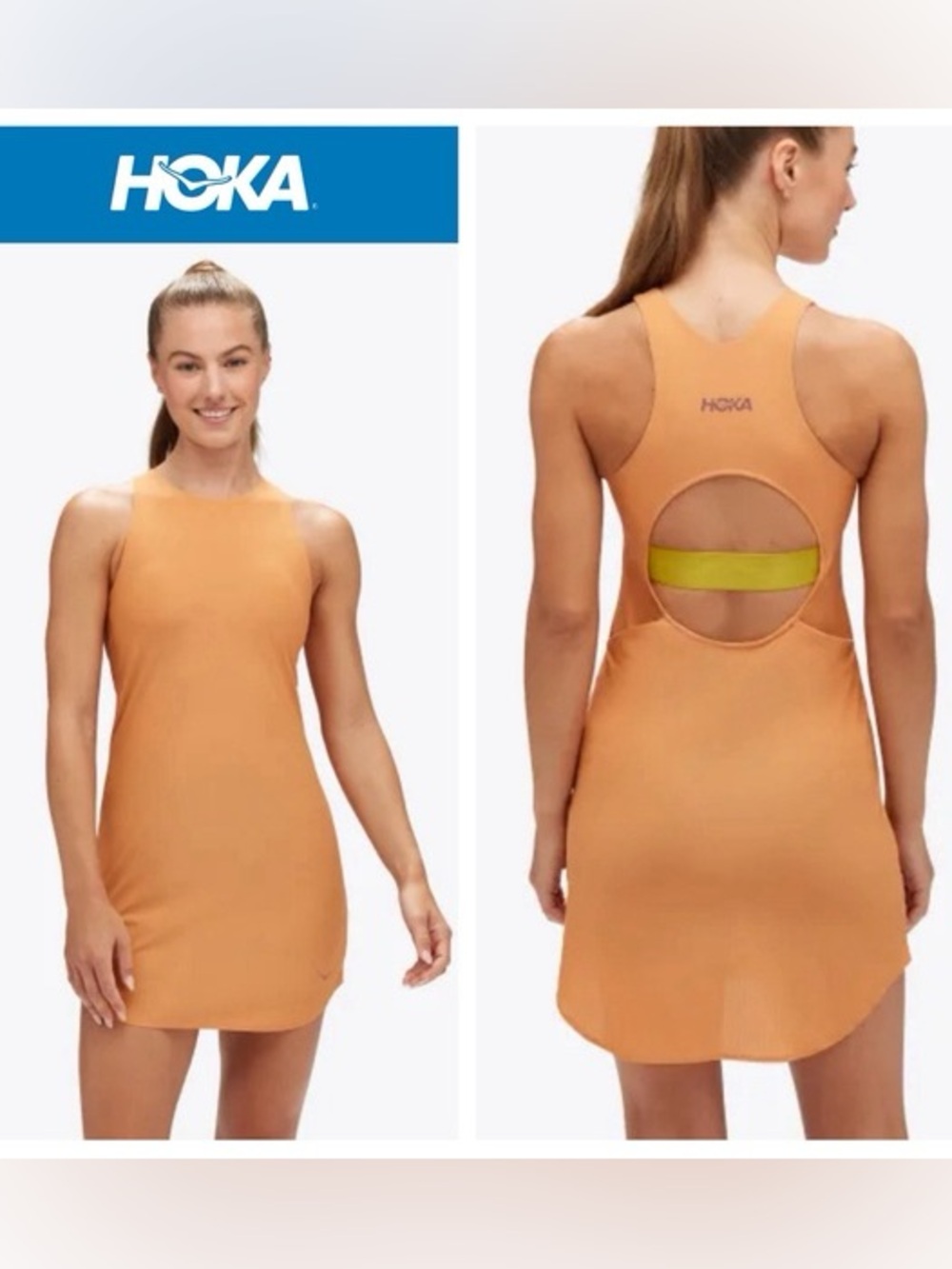 NWT HOKA Mizi Outdoor Dress sz L cedar color
